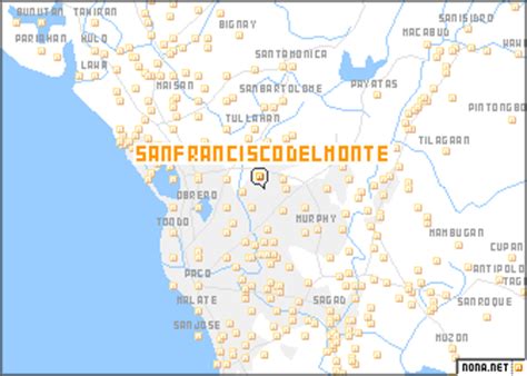 San Francisco del Monte Map .